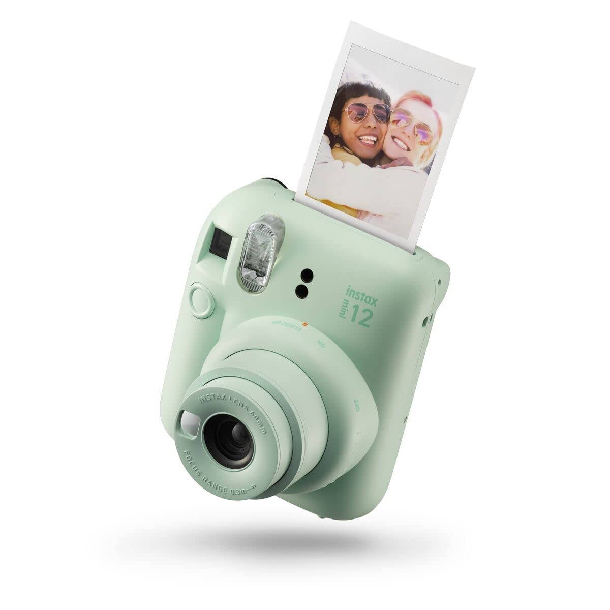 FUJIFILM instax mini 12™ Sofortbildkamera für Erwachsene | Kamera mit Sofortdruck für farbige Erinnerungen zum Anfassen – Selfiespiegel, Nahaufnahmemodus & automatische Belichtung | Pastel Blue