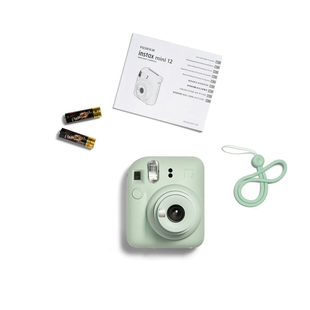 FUJIFILM instax mini 12™ Sofortbildkamera für Erwachsene | Kamera mit Sofortdruck für farbige Erinnerungen zum Anfassen – Selfiespiegel, Nahaufnahmemodus & automatische Belichtung | Pastel Blue