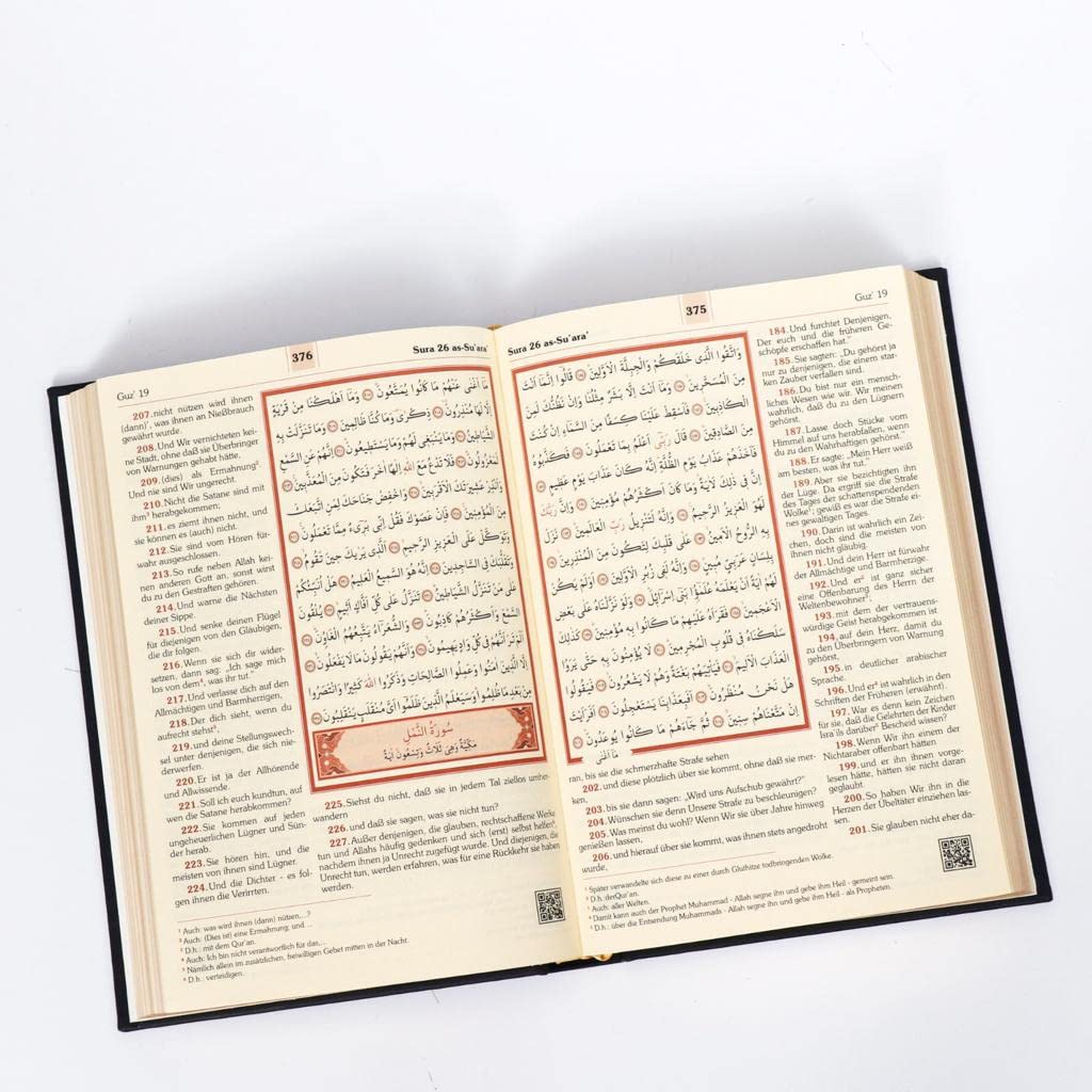 Der edle Koran, Quran - Arabisch-Deutsch, Frank Bubenheim, Weiß - Gold, Hochwertig