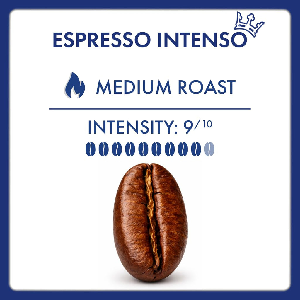 Caffè Borbone Kaffeebohnen - Crema Superiore - Authentischer neapolitanischer Espresso - Intensität 7/10 - Kraftvolle und raffinierte Mischung mit Noten von Milchschokolade und Vanille - 1kg Packung