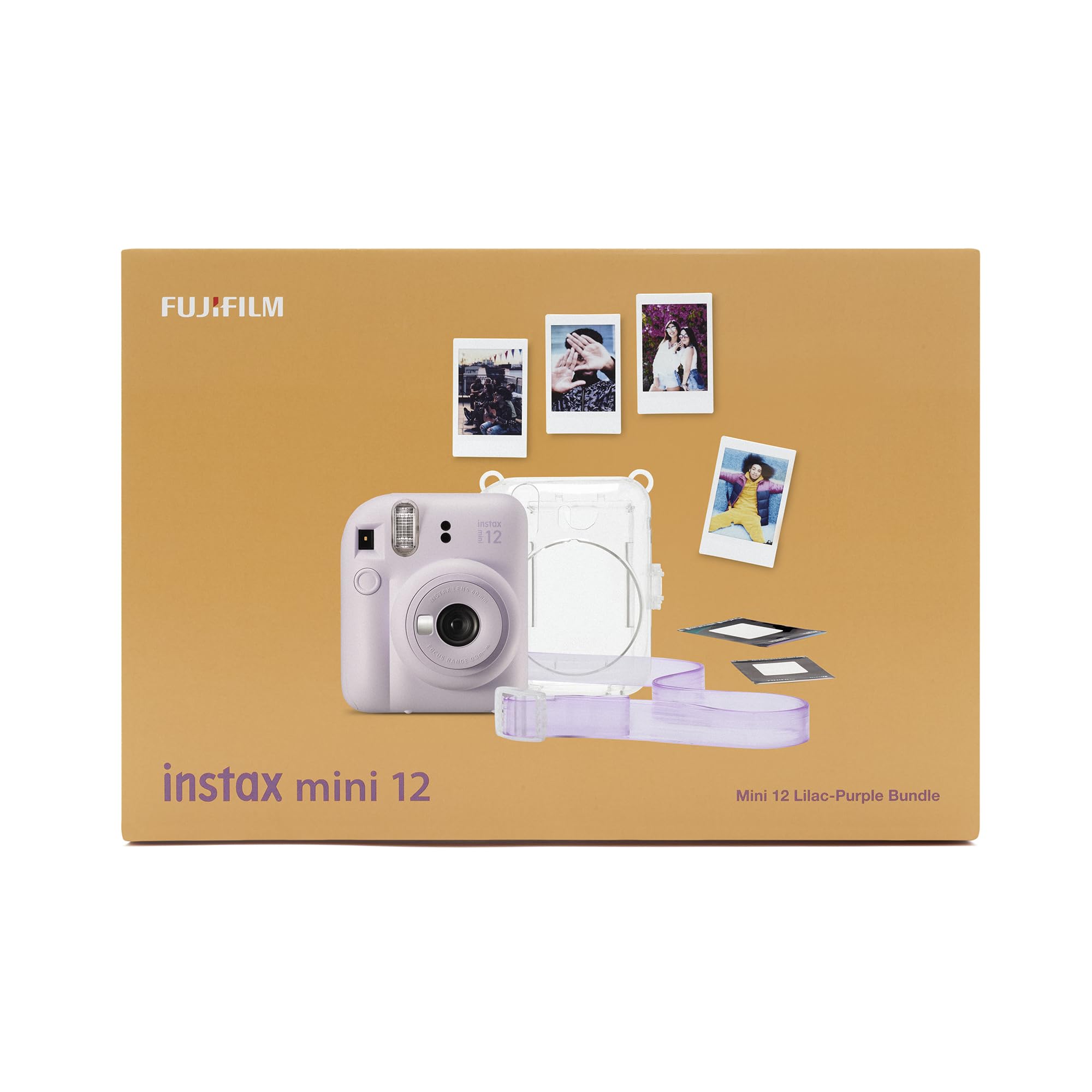 FUJIFILM instax mini 12™ Sofortbildkamera für Erwachsene | Kamera mit Sofortdruck für farbige Erinnerungen zum Anfassen – Selfiespiegel, Nahaufnahmemodus & automatische Belichtung | Pastel Blue