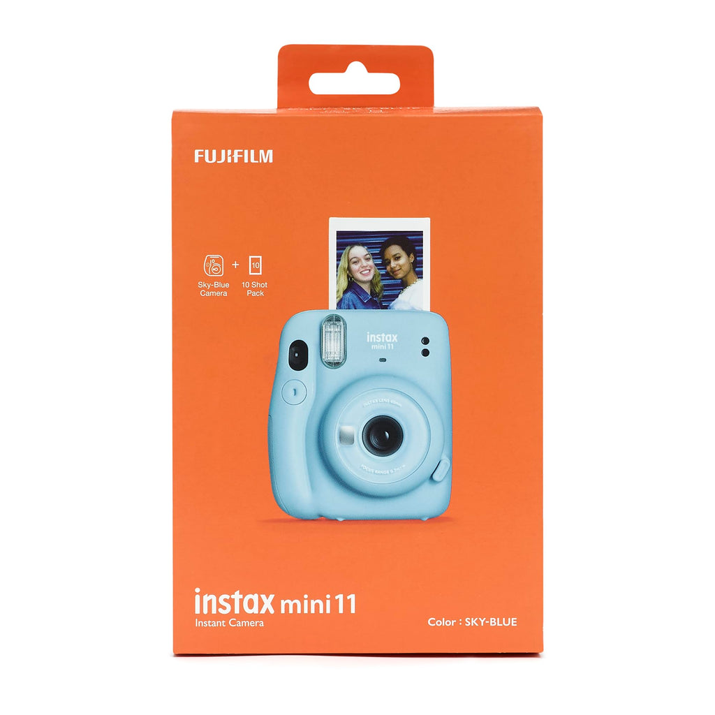 FUJIFILM instax mini 12™ Sofortbildkamera für Erwachsene | Kamera mit Sofortdruck für farbige Erinnerungen zum Anfassen – Selfiespiegel, Nahaufnahmemodus & automatische Belichtung | Pastel Blue