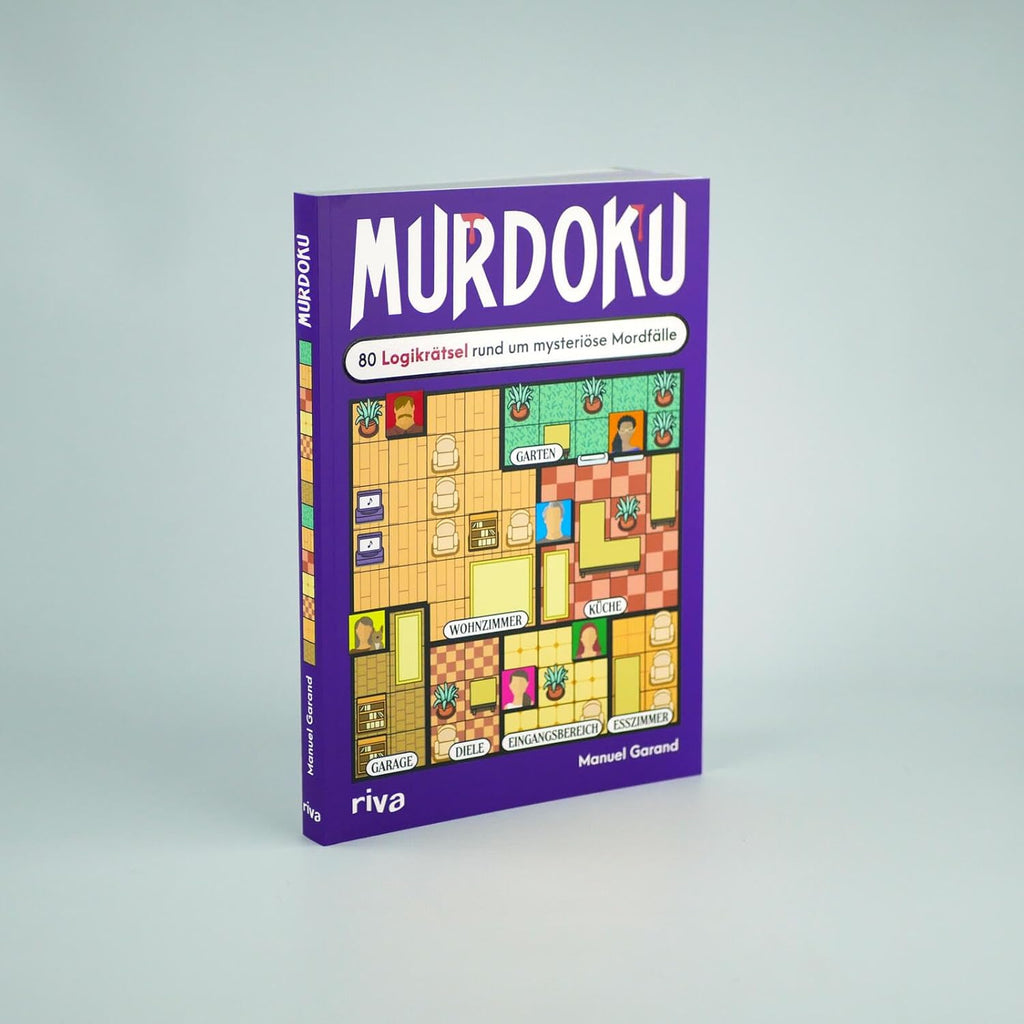 Murdoku: 80 Logikrätsel rund um mysteriöse Mordfälle | Löse spannende Kriminalfälle mit Sudoku und Logicals. Kniffliges Geschenk für True-Crime-Fans und Rätselliebhaber zu Geburtstag