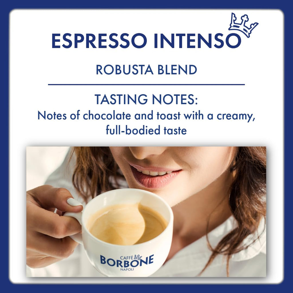 Caffè Borbone Kaffeebohnen - Crema Superiore - Authentischer neapolitanischer Espresso - Intensität 7/10 - Kraftvolle und raffinierte Mischung mit Noten von Milchschokolade und Vanille - 1kg Packung