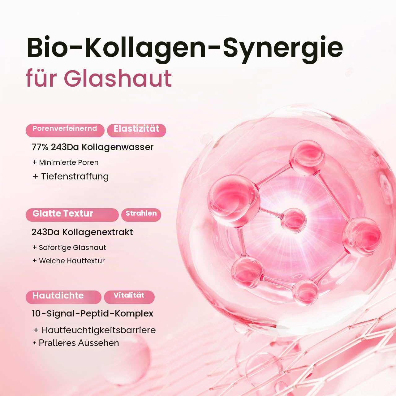 BIODANCE Collagen Peptide Jelly Serum Spray, Feuchtigkeitsspendendes Gesichtsspray, Hydrogel zum Aufsprühen, Reiseutensilien und Selbstpflege-Geschenke für Frauen, Koreanische Hautpflege | 1.69 fl.oz