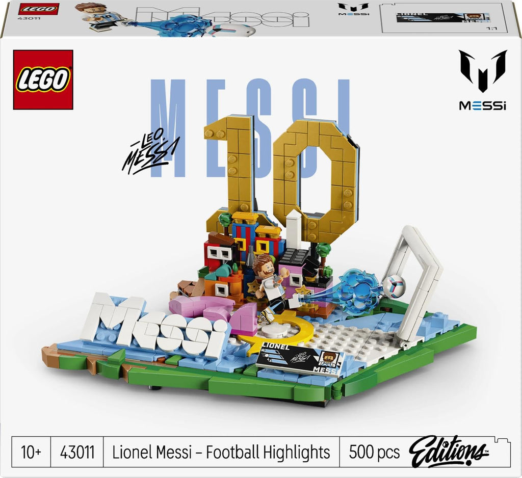 LEGO Editions Cristiano Ronaldo - Fußball-Highlights Spielzeug - 3D Modellbau mit Minifigur zum Sammeln - Kinderzimmer Deko - Geschenk für Jungen, Mädchen ab 10 Jahren und erwachsene Sportfans - 43012