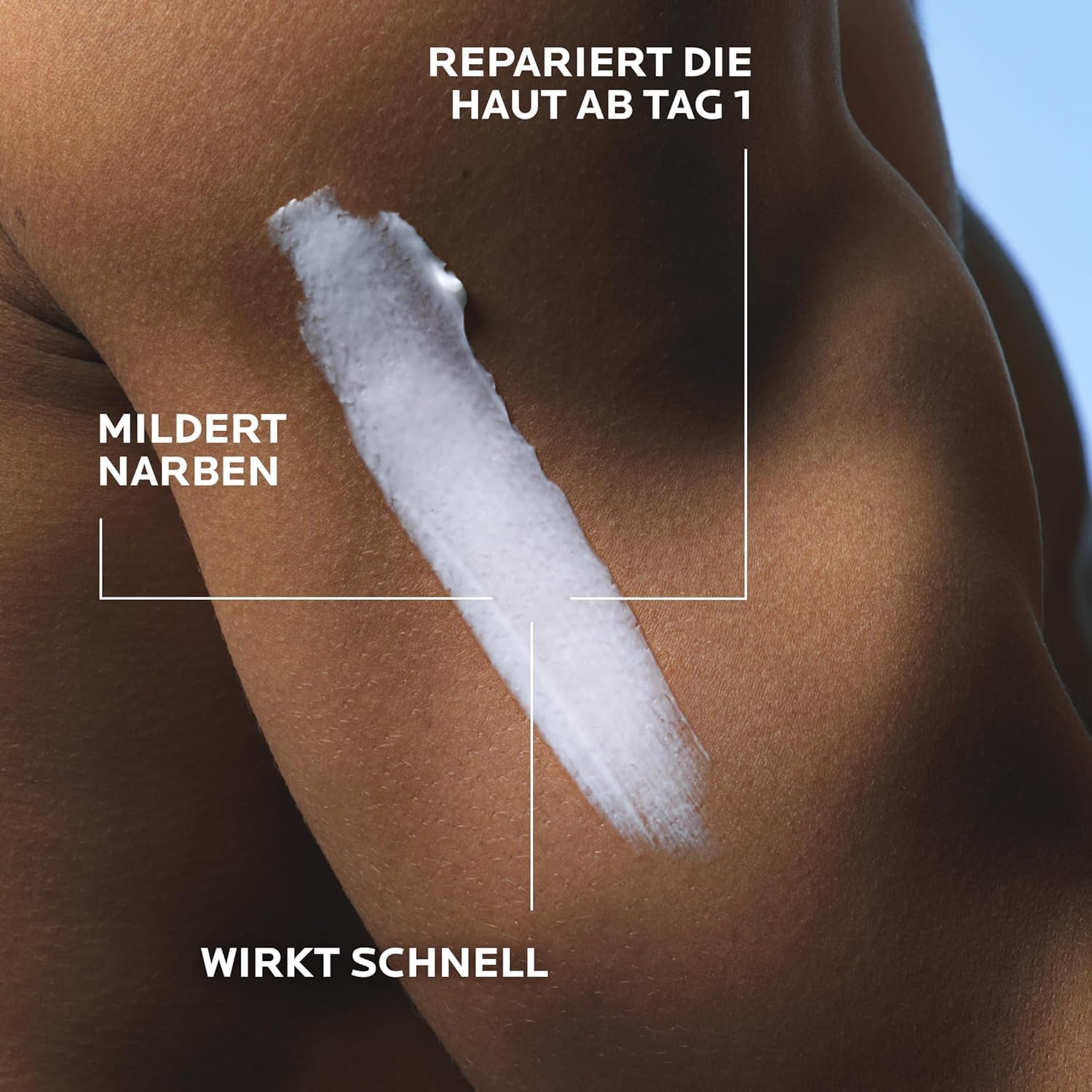 La Roche Posay Reparierende Creme, Für Körper, Gesicht und Lippen, Für empfindliche Haut, Mit Dexpanthenol und Tribioma, Mildert Spannungsgefühle und Rötungen, Cicaplast Baume B5+, 100 ml