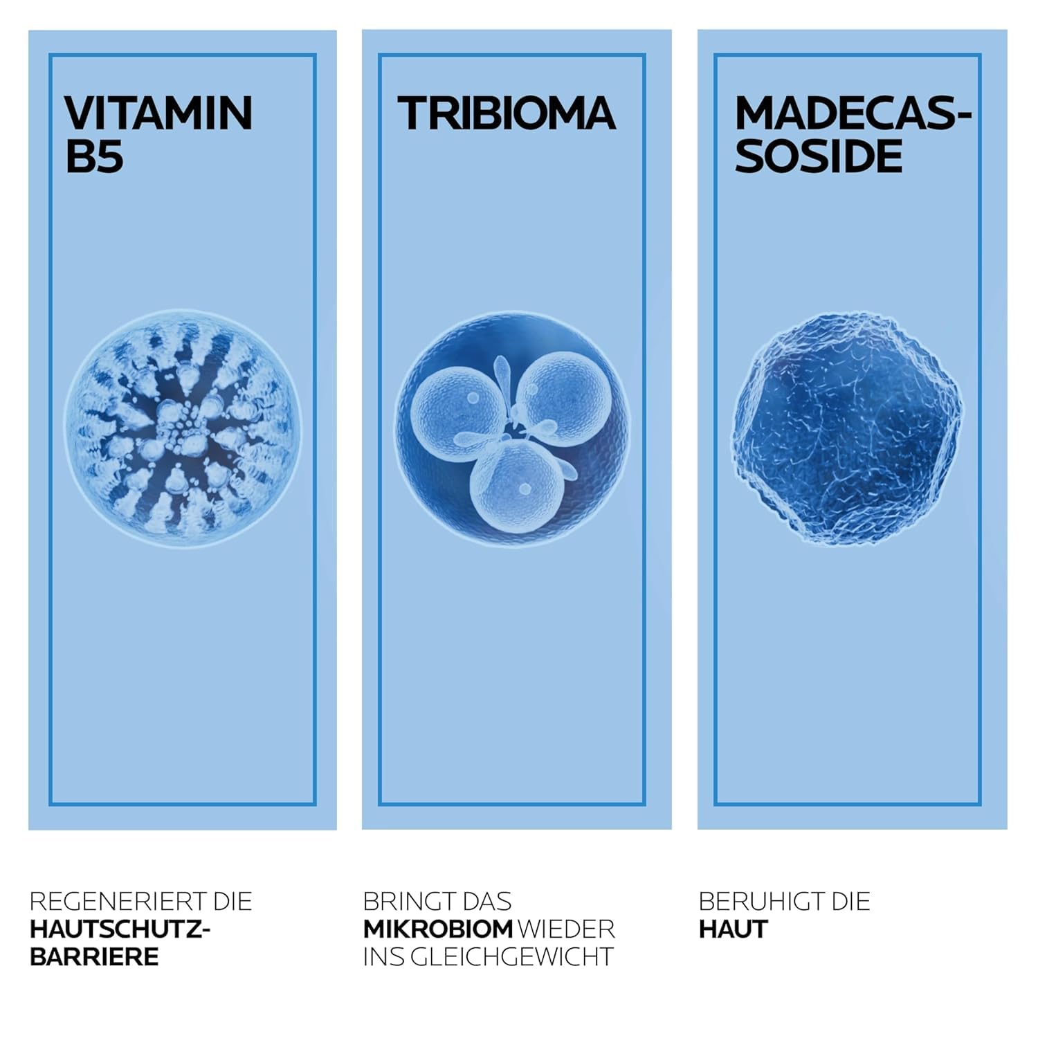 La Roche Posay Reparierende Creme, Für Körper, Gesicht und Lippen, Für empfindliche Haut, Mit Dexpanthenol und Tribioma, Mildert Spannungsgefühle und Rötungen, Cicaplast Baume B5+, 100 ml