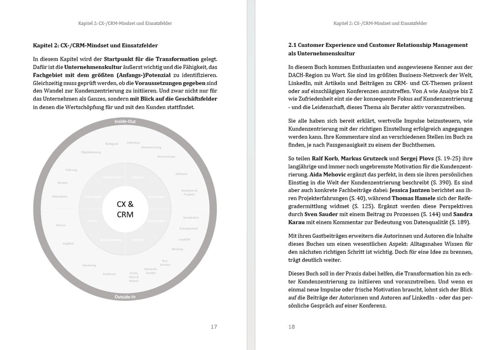 Customer Experience (CX) und Customer Relationship Management (CRM) praktisch anwenden