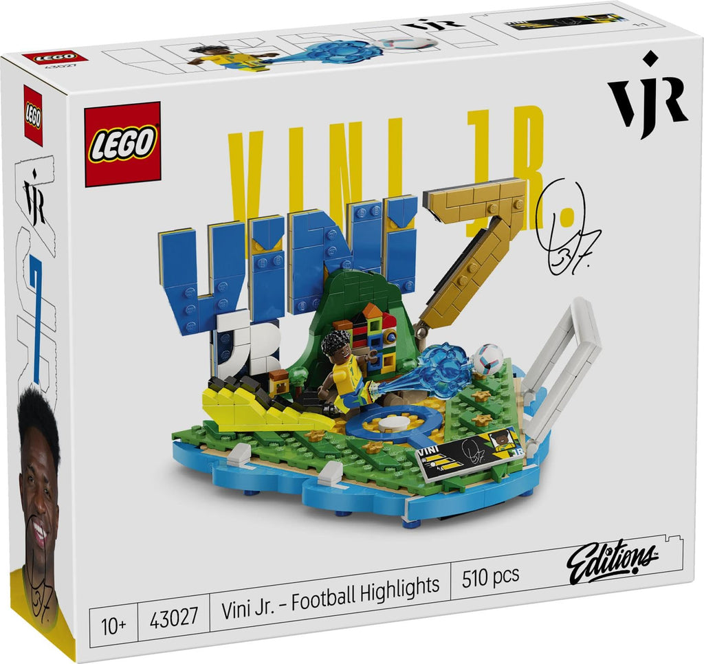 LEGO Editions Cristiano Ronaldo - Fußball-Highlights Spielzeug - 3D Modellbau mit Minifigur zum Sammeln - Kinderzimmer Deko - Geschenk für Jungen, Mädchen ab 10 Jahren und erwachsene Sportfans - 43012