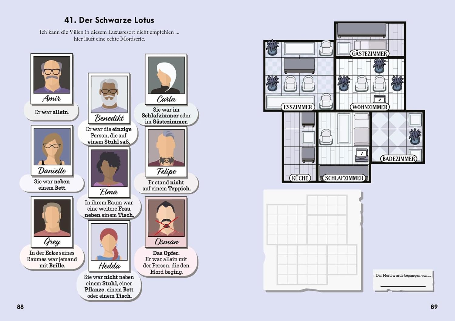 Murdoku: 80 Logikrätsel rund um mysteriöse Mordfälle | Löse spannende Kriminalfälle mit Sudoku und Logicals. Kniffliges Geschenk für True-Crime-Fans und Rätselliebhaber zu Geburtstag