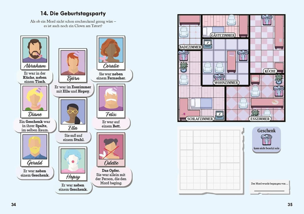 Murdoku: 80 Logikrätsel rund um mysteriöse Mordfälle | Löse spannende Kriminalfälle mit Sudoku und Logicals. Kniffliges Geschenk für True-Crime-Fans und Rätselliebhaber zu Geburtstag