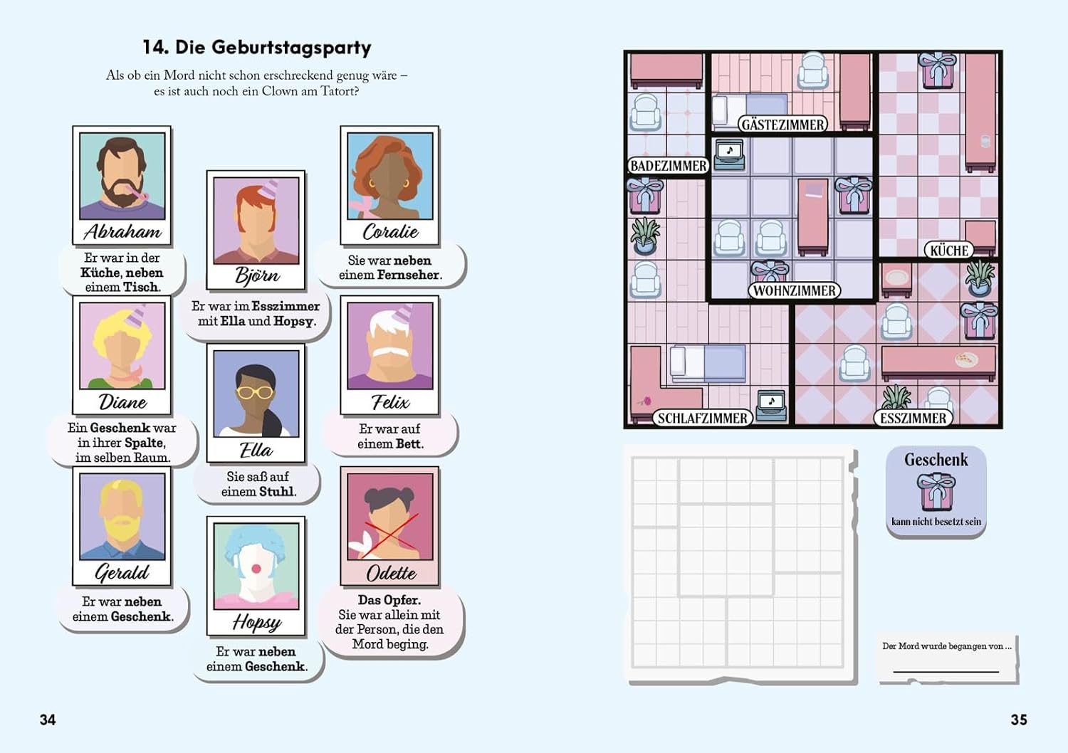 Murdoku: 80 Logikrätsel rund um mysteriöse Mordfälle | Löse spannende Kriminalfälle mit Sudoku und Logicals. Kniffliges Geschenk für True-Crime-Fans und Rätselliebhaber zu Geburtstag