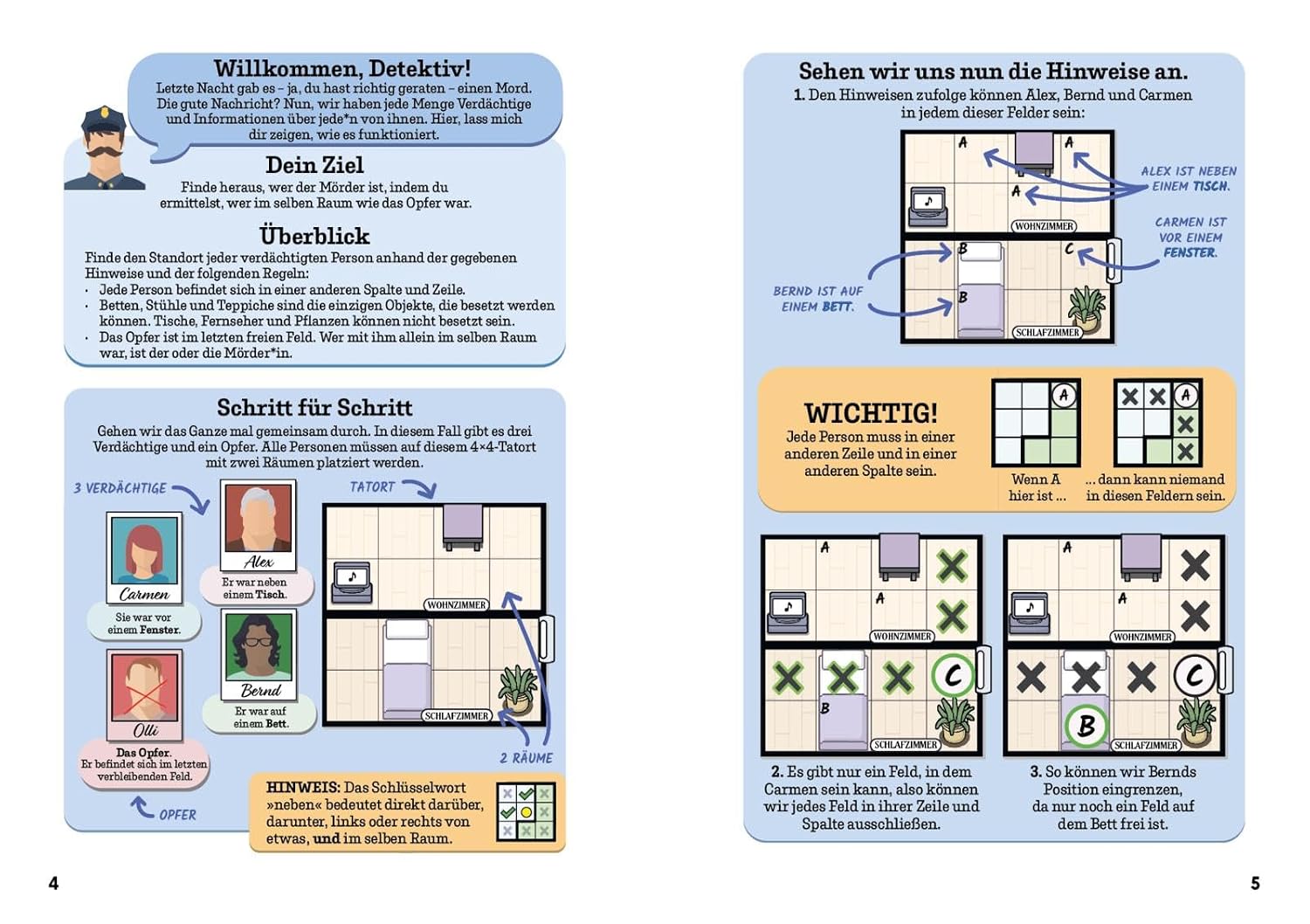 Murdoku: 80 Logikrätsel rund um mysteriöse Mordfälle | Löse spannende Kriminalfälle mit Sudoku und Logicals. Kniffliges Geschenk für True-Crime-Fans und Rätselliebhaber zu Geburtstag