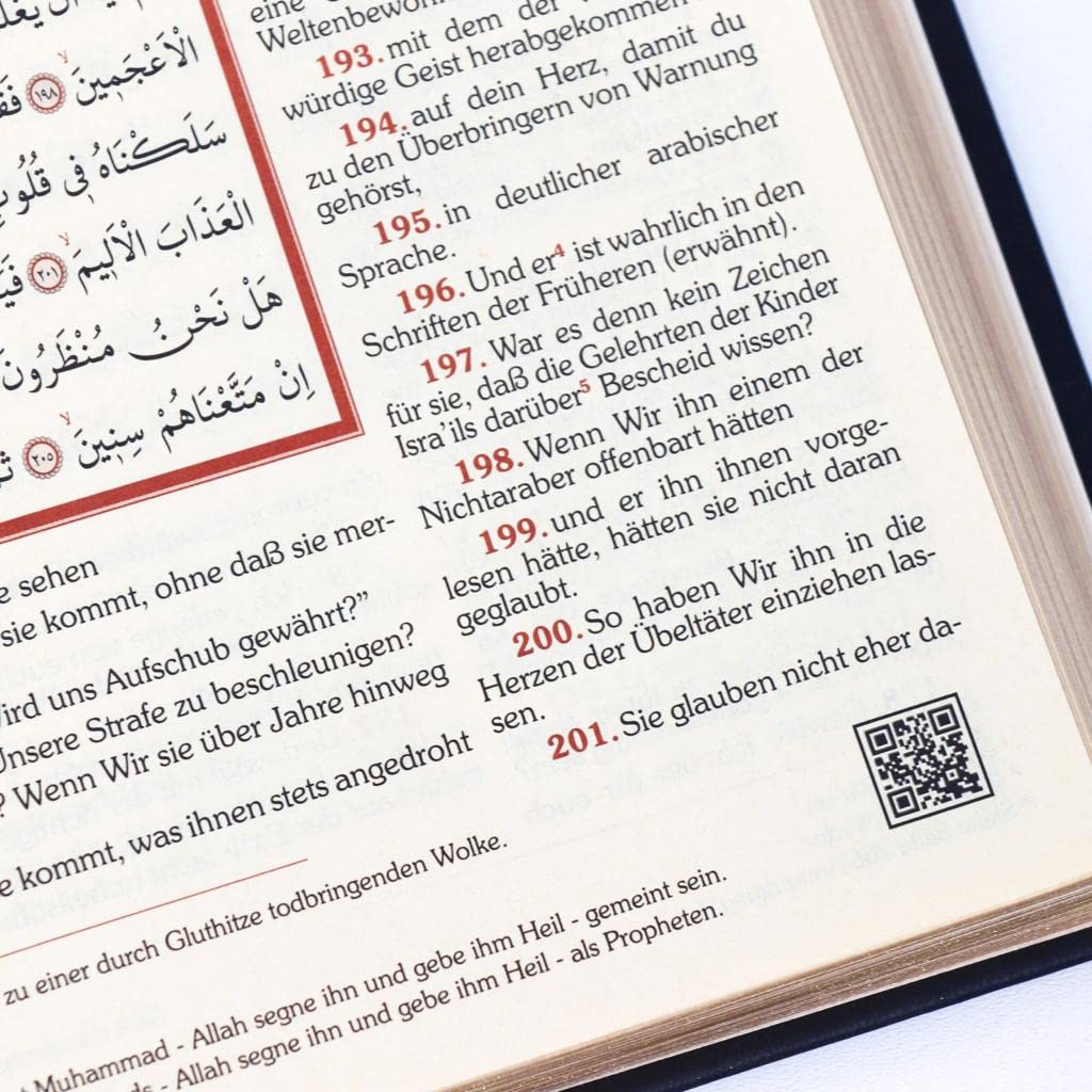 Der edle Koran, Quran - Arabisch-Deutsch, Frank Bubenheim, Weiß - Gold, Hochwertig