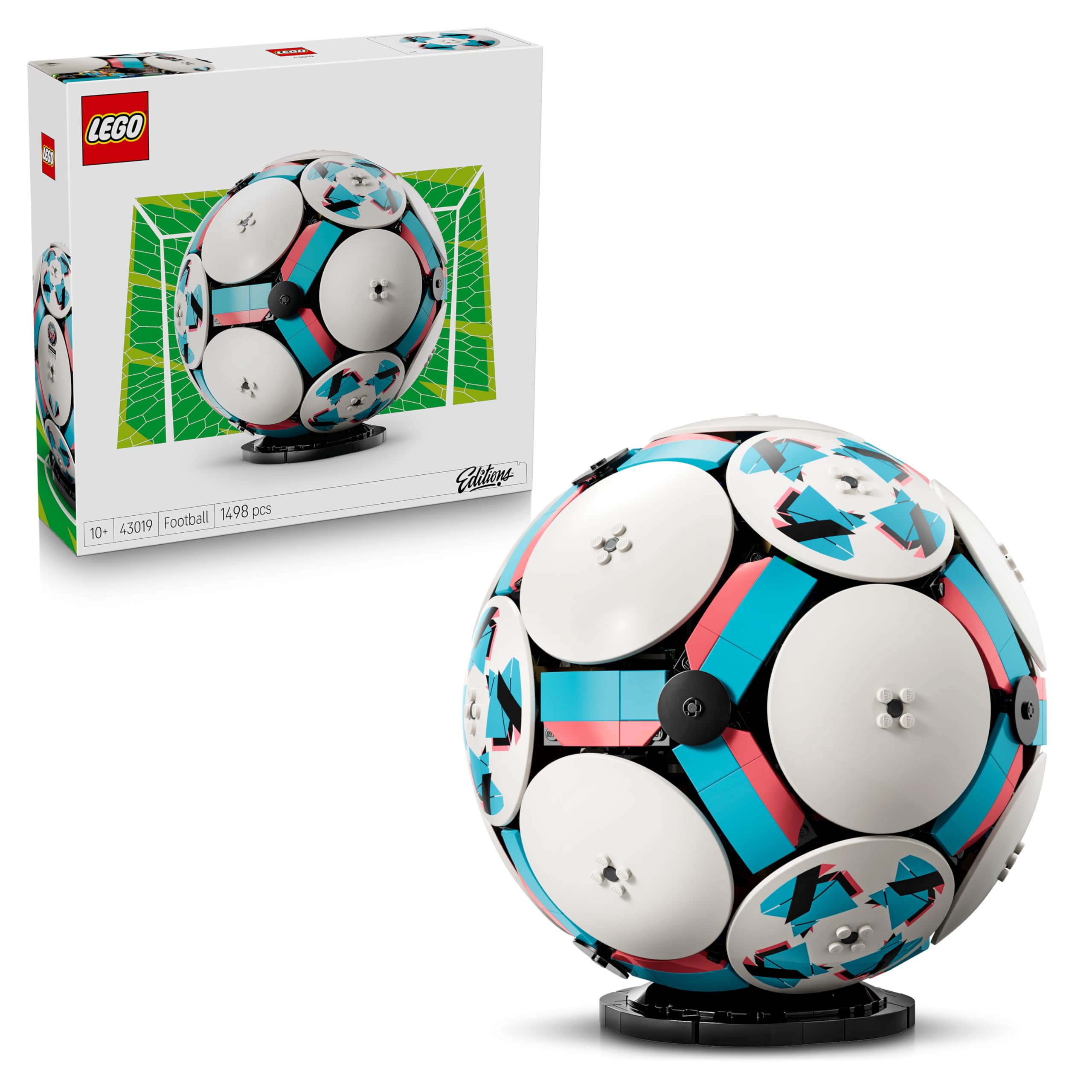 LEGO Editions Sports Offizieller Pokal der FIFA Fußball-Weltmeisterschaft - 3D DIY Modell mit sammelbarer Minifigur - Fußball Geschenk für Jungen & Mädchen ab 12 Jahren und Erwachsene Fans - 43020