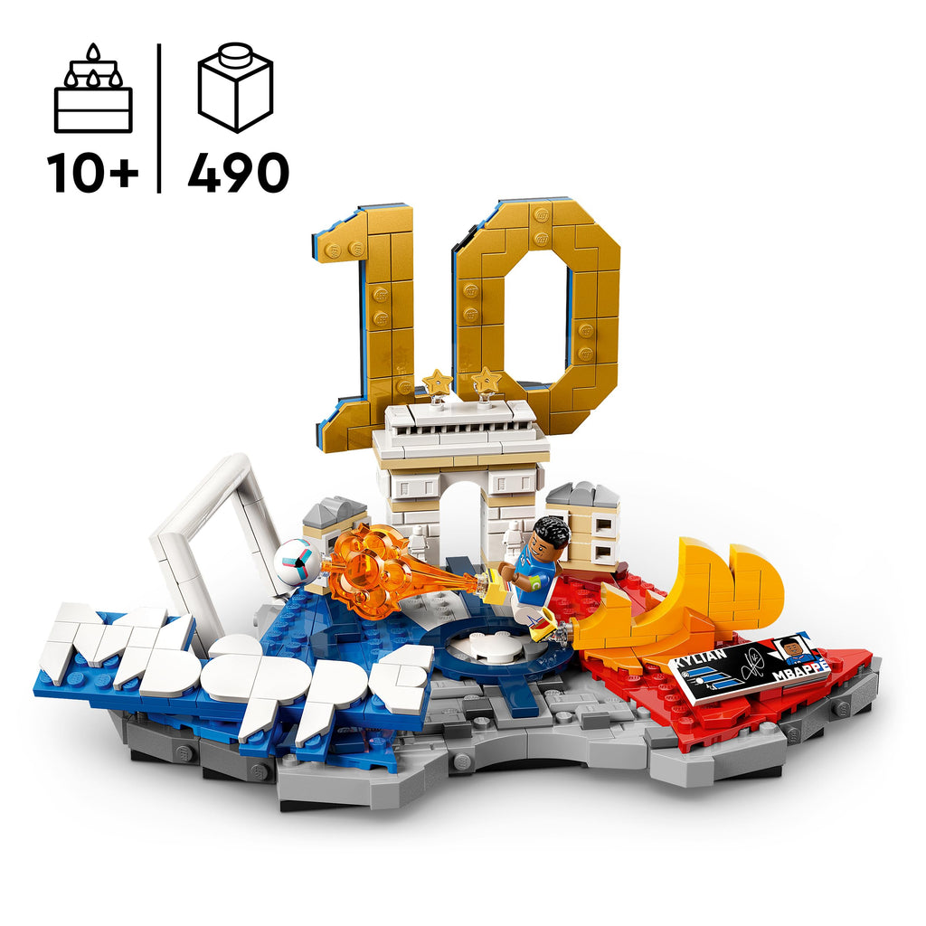 LEGO Editions Cristiano Ronaldo - Fußball-Highlights Spielzeug - 3D Modellbau mit Minifigur zum Sammeln - Kinderzimmer Deko - Geschenk für Jungen, Mädchen ab 10 Jahren und erwachsene Sportfans - 43012