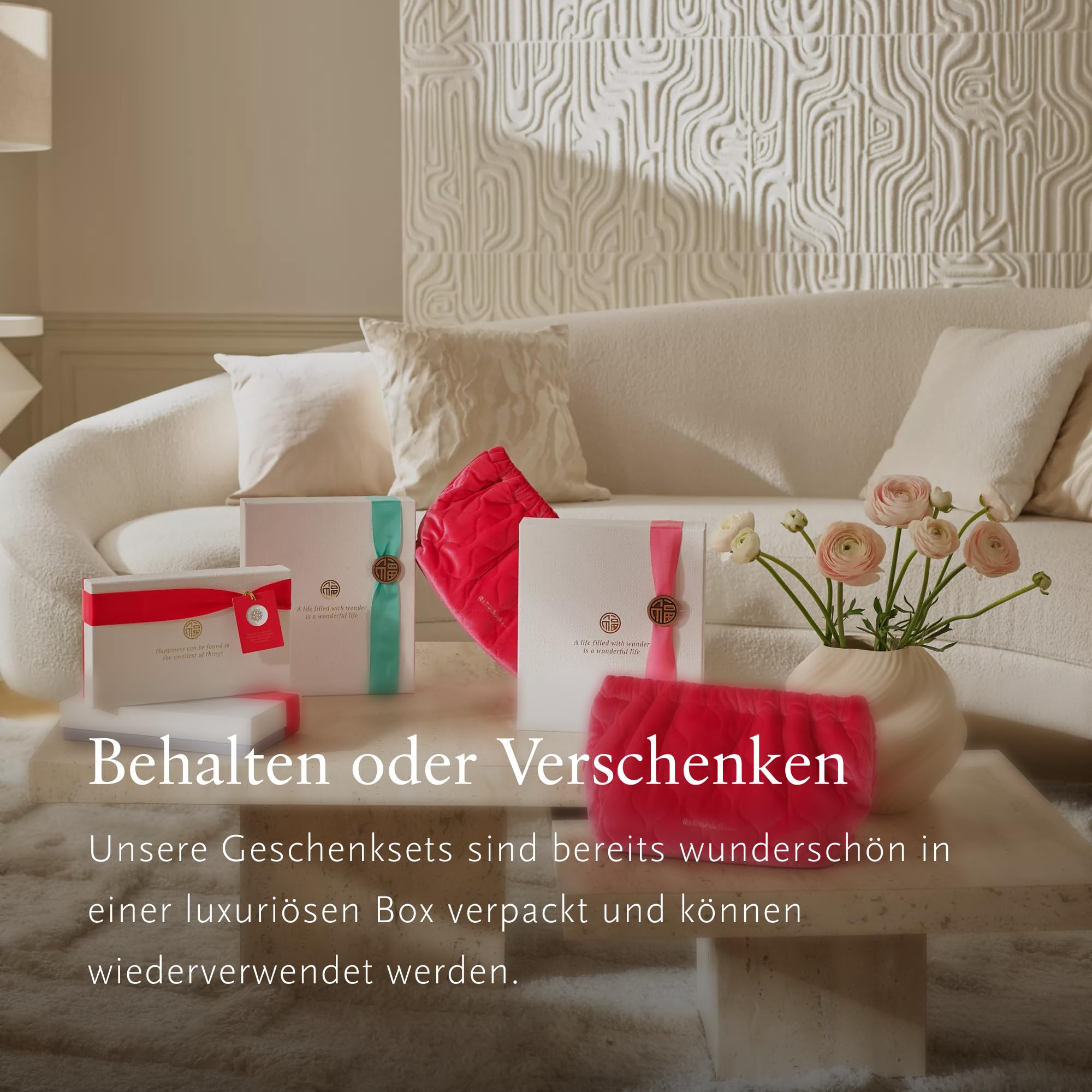 RITUALS Geschenkset The Ritual of Ayurveda Large – Home- und Hautpflegeprodukte mit Indischer Rose und Süßmandelöl, inklusive wiederverwendbarer Waschtasche – Ein Selbstpflege-Set für ein harmonisiere