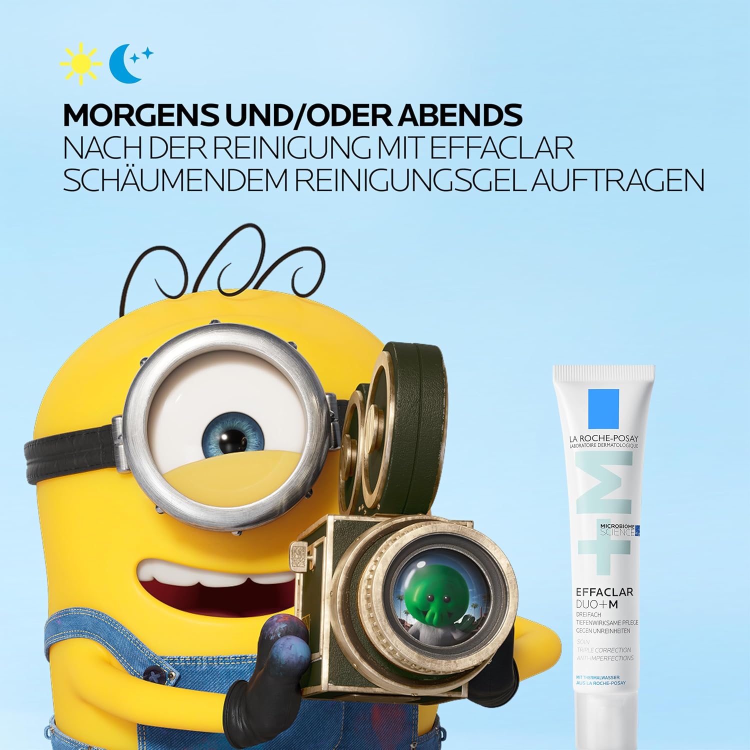 La Roche Posay Anti-Akne Gesichtscreme, Dreifach tiefenwirksame Pflege gegen Pickel, Mitesser und Unreinheiten, Mit Anti-Rückfall-Effekt, Mit Niacinamid, Phylobioma und Procerad, Effaclar Duo+M, 40 ml